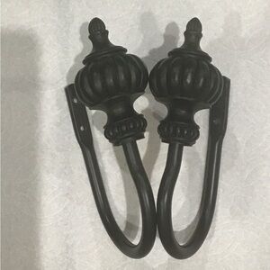 Tie Back Bronze Ball Wall Hooks Curtains